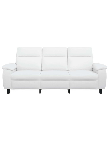 Divano Bianco 214 x 90 x 95 cm Tessuto