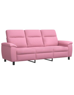 Divano Rosa 214 x 90 x 95 cm Tessuto 2