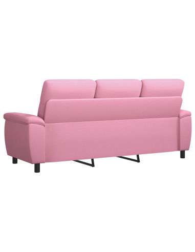 Divano Rosa 214 x 90 x 95 cm Tessuto