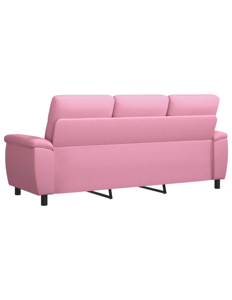 Divano Rosa 214 x 90 x 95 cm Tessuto
