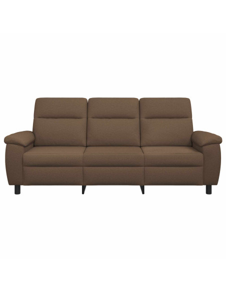 Divano Marrone 214 x 90 x 95 cm Tessuto