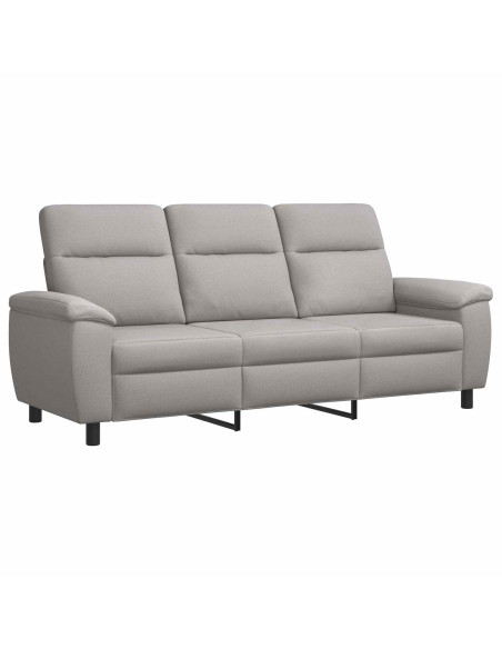 Divano Grigio Nuvola 214 x 90 x 95 cm Tessuto