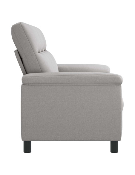 Divano Grigio Nuvola 214 x 90 x 95 cm Tessuto