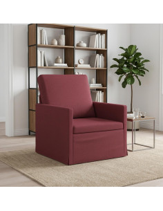 Poltrona Rosso Vino 70 x 81 x 82 cm Tessuto