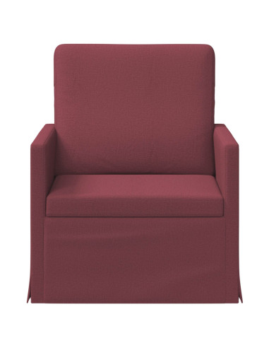 Poltrona Rosso Vino 70 x 81 x 82 cm Tessuto