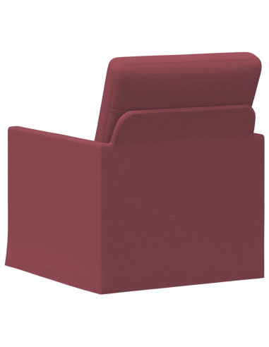 Poltrona Rosso Vino 70 x 81 x 82 cm Tessuto