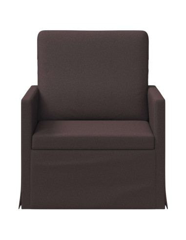 Poltrona Marrone Scuro 70 x 81 x 82 cm Tessuto