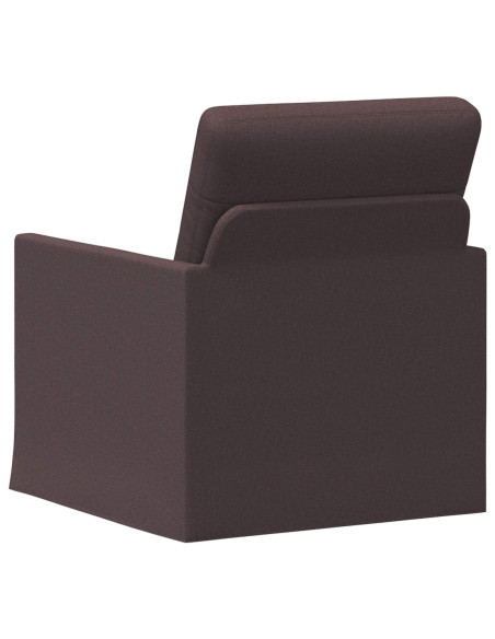 Poltrona Marrone Scuro 70 x 81 x 82 cm Tessuto