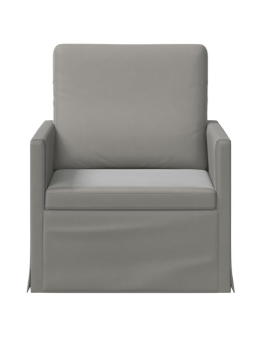 Poltrona Grigio Chiaro 70 x 81 x 82 cm Velluto (V)