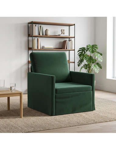 Poltrona Verde Scuro 70 x 81 x 82 cm Velluto (V)