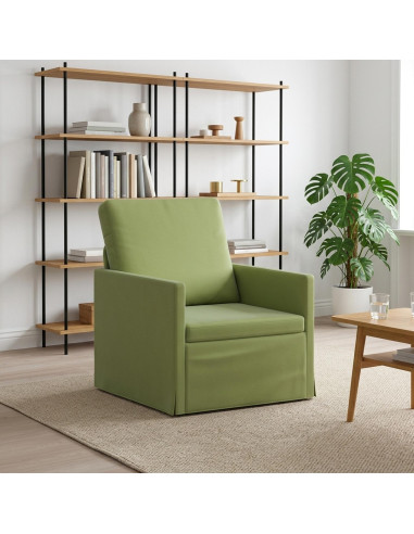 Poltrona Verde chiaro 70 x 81 x 82 cm Velluto (V)