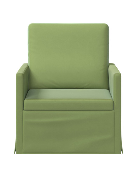 Poltrona Verde chiaro 70 x 81 x 82 cm Velluto (V)