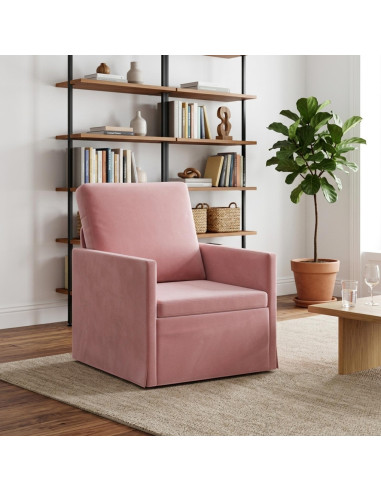 Poltrona Rosa 70 x 81 x 82 cm Velluto (V)