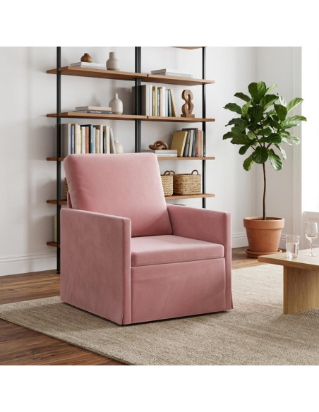 Poltrona Rosa 70 x 81 x 82 cm Velluto (V)