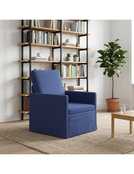 Poltrona Blu Polizia 70 x 81 x 82 cm Velluto (V)