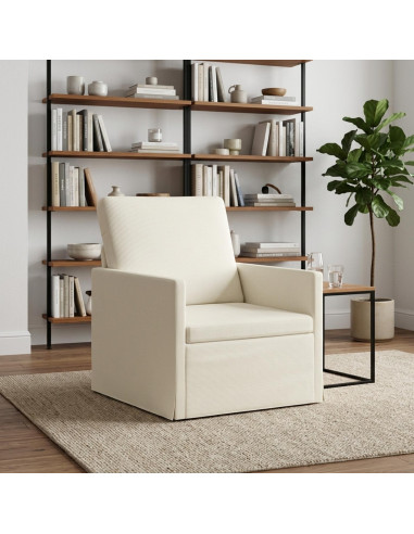 Poltrona Crema 70 x 81 x 82 cm Tessuto in Cords