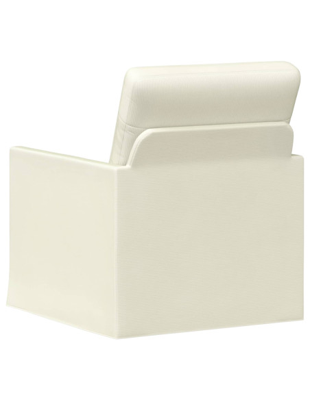 Poltrona Crema 70 x 81 x 82 cm Tessuto in Cords