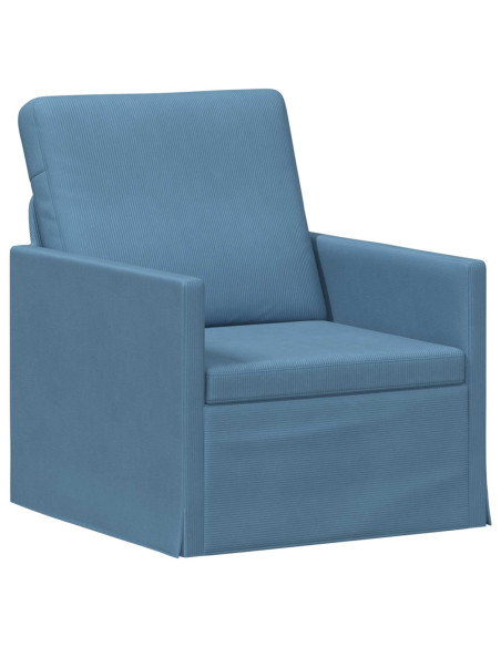Poltrona Blu 70 x 81 x 82 cm Tessuto in Cords
