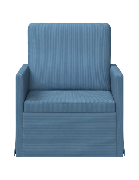 Poltrona Blu 70 x 81 x 82 cm Tessuto in Cords