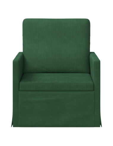 Poltrona Verde Giungla 70 x 81 x 82 cm Tessuto in Cords