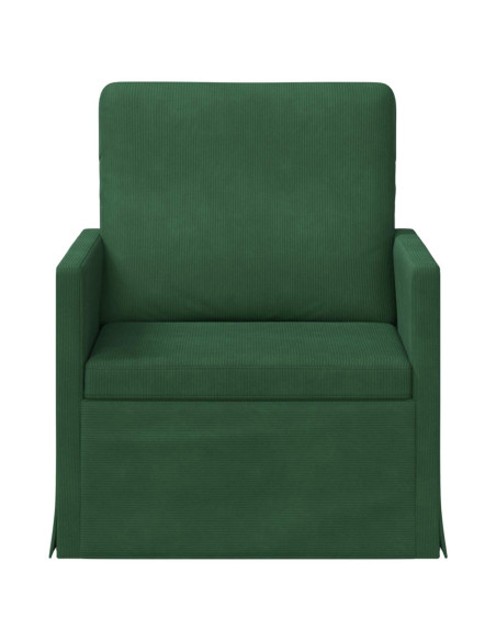 Poltrona Verde Giungla 70 x 81 x 82 cm Tessuto in Cords