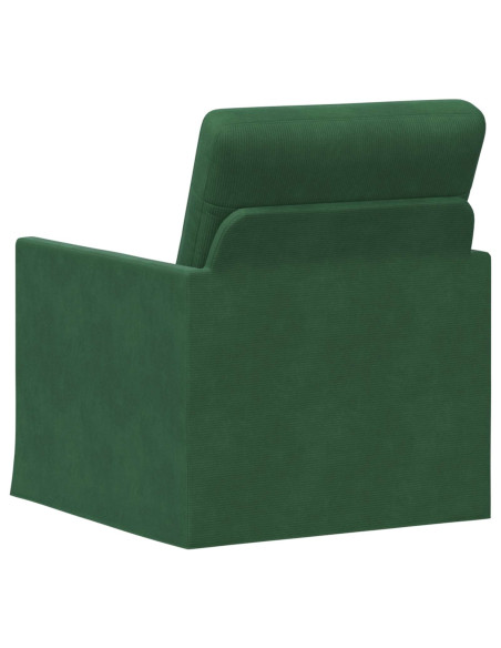 Poltrona Verde Giungla 70 x 81 x 82 cm Tessuto in Cords
