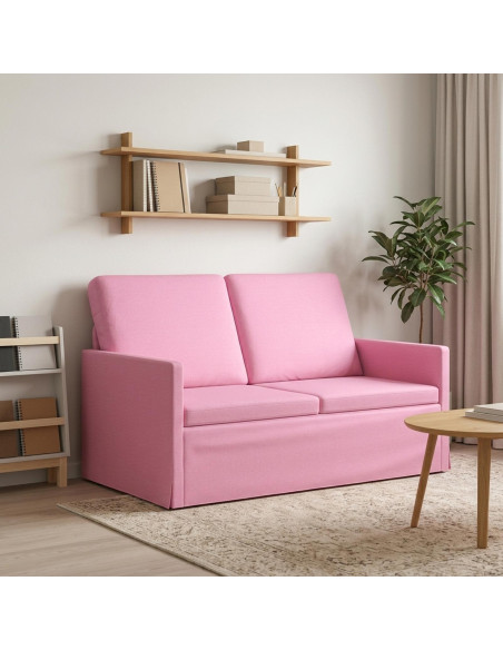 Divano a 2 posti Rosa 130 x 81 x 82 cm Tessuto