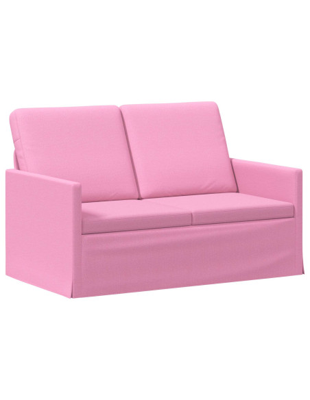 Divano a 2 posti Rosa 130 x 81 x 82 cm Tessuto