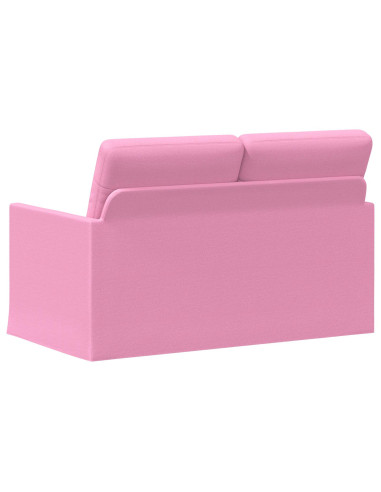 Divano a 2 posti Rosa 130 x 81 x 82 cm Tessuto