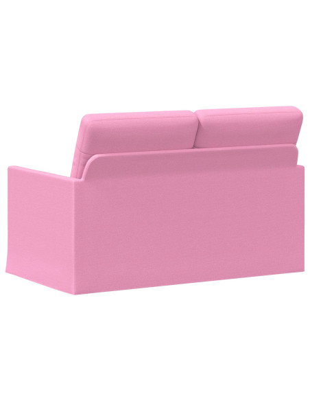 Divano a 2 posti Rosa 130 x 81 x 82 cm Tessuto