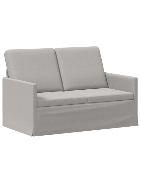 Divano a 2 posti Grigio Nuvola 130 x 81 x 82 cm Tessuto