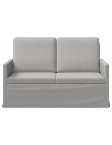 Divano a 2 posti Grigio Nuvola 130 x 81 x 82 cm Tessuto