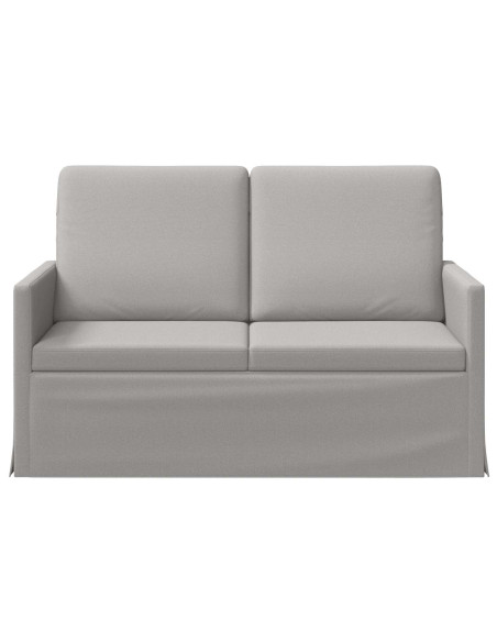 Divano a 2 posti Grigio Nuvola 130 x 81 x 82 cm Tessuto