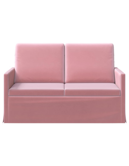 Divano a 2 posti Rosa 130 x 81 x 82 cm Velluto (V)