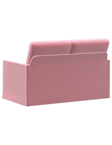 Divano a 2 posti Rosa 130 x 81 x 82 cm Velluto (V)