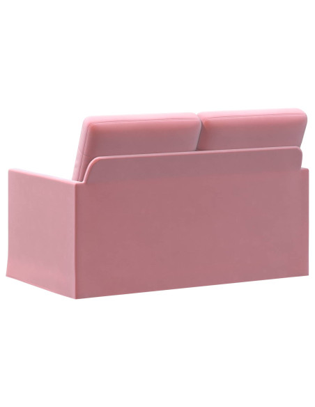 Divano a 2 posti Rosa 130 x 81 x 82 cm Velluto (V)