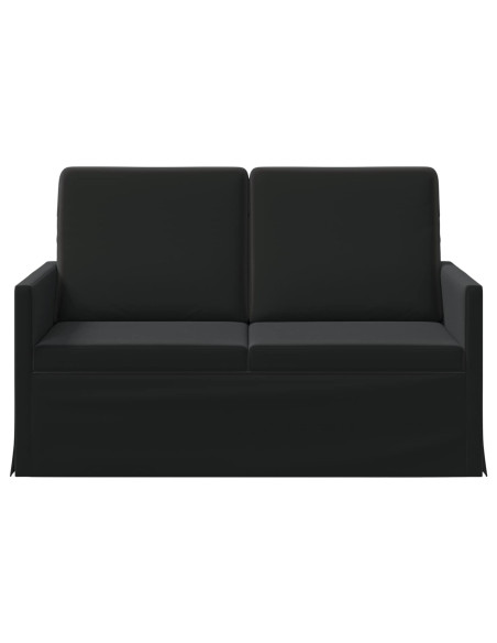 Divano a 2 posti Nero 130 x 81 x 82 cm Velluto (V)