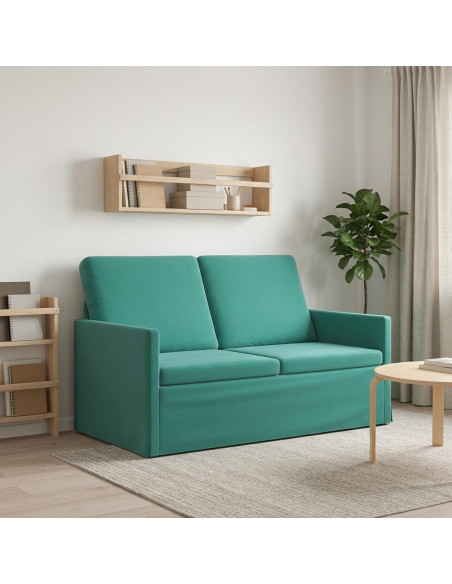Divano a 2 posti Turchese 130 x 81 x 82 cm Velluto (V)
