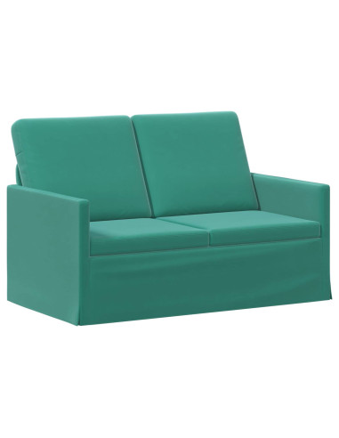 Divano a 2 posti Turchese 130 x 81 x 82 cm Velluto (V)