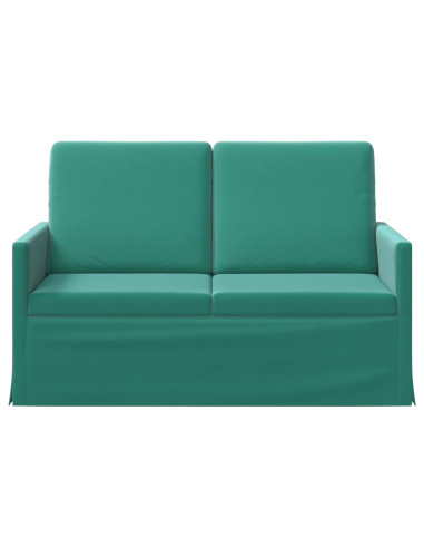 Divano a 2 posti Turchese 130 x 81 x 82 cm Velluto (V)