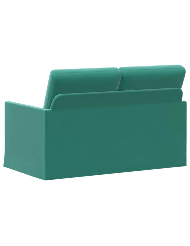 Divano a 2 posti Turchese 130 x 81 x 82 cm Velluto (V)