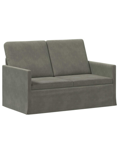 Divano a 2 posti Grigio Chiaro 130 x 81 x 82 cm