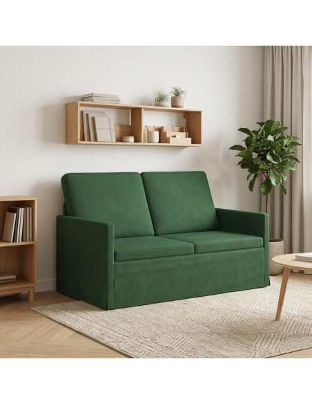 Divano a 2 posti Verde Giungla 130 x 81 x 82 cm