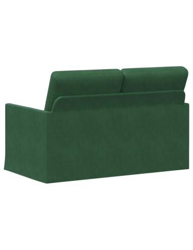 Divano a 2 posti Verde Giungla 130 x 81 x 82 cm