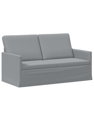 Divano a 2 posti Grigio Chiaro 150 x 81 x 82 cm Tessuto