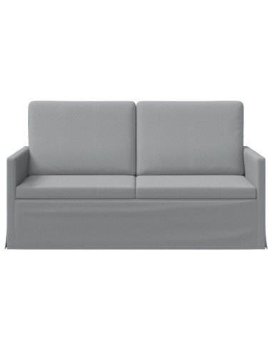 Divano a 2 posti Grigio Chiaro 150 x 81 x 82 cm Tessuto