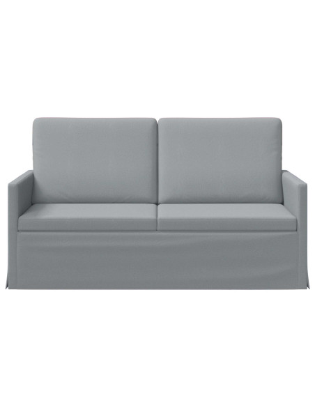 Divano a 2 posti Grigio Chiaro 150 x 81 x 82 cm Tessuto