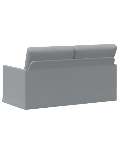 Divano a 2 posti Grigio Chiaro 150 x 81 x 82 cm Tessuto