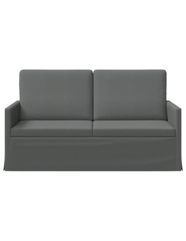 Divano a 2 posti Grigio Scuro 150 x 81 x 82 cm Tessuto