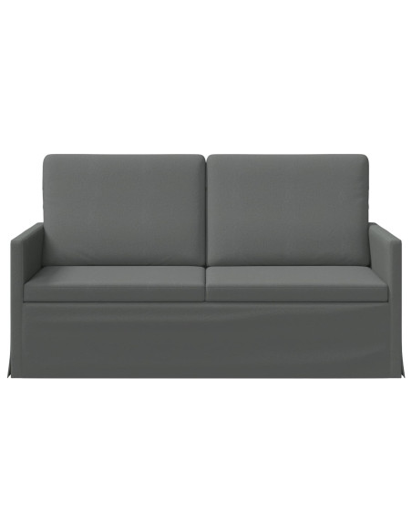 Divano a 2 posti Grigio Scuro 150 x 81 x 82 cm Tessuto